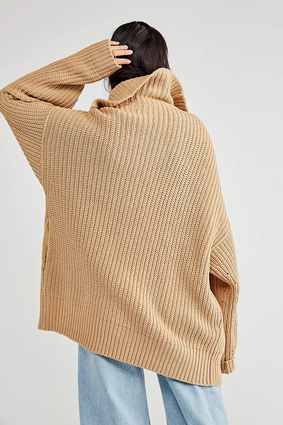 50% OFF🔥Knit Cardigan Open Front Button Oversized Coat