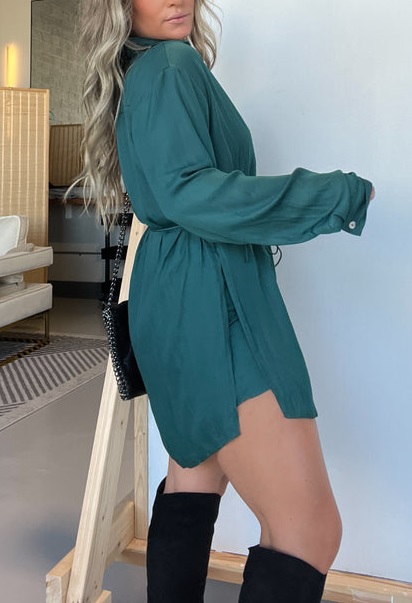 Hot Sale - Satin Covered Nights Romper Dress Set (Buy 2 Free Shipping)