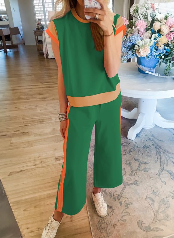 Women's Casual Color Block 2 Piece Lounge Sets(50% OFF!!!) 