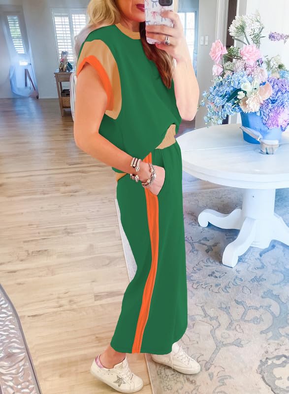 Women's Casual Color Block 2 Piece Lounge Sets(50% OFF!!!) 