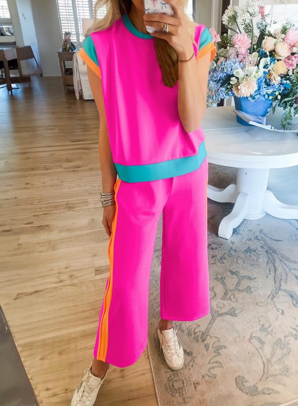 Women's Casual Color Block 2 Piece Lounge Sets(50% OFF!!!) 