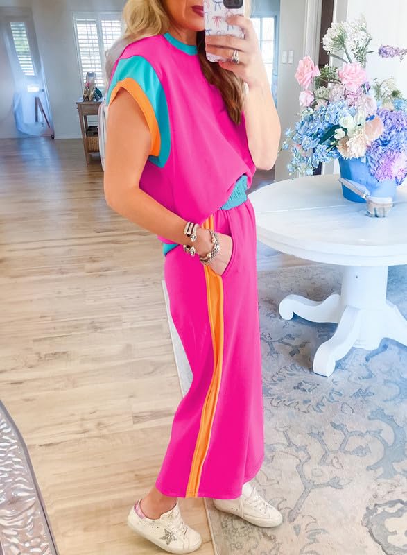 Women's Casual Color Block 2 Piece Lounge Sets(50% OFF!!!) 