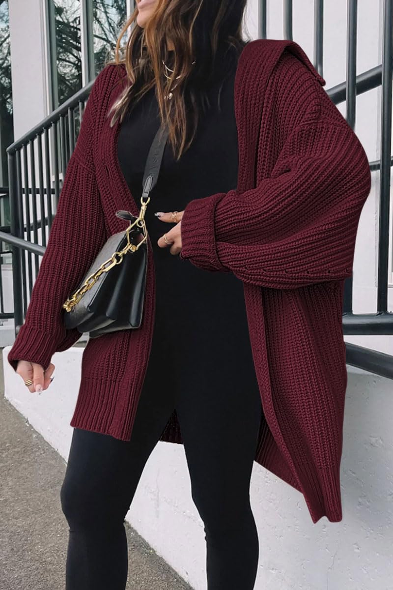 EARLY AUTUMN 50% OFF🔥Knit Cardigan Open Front Button Oversized Coat