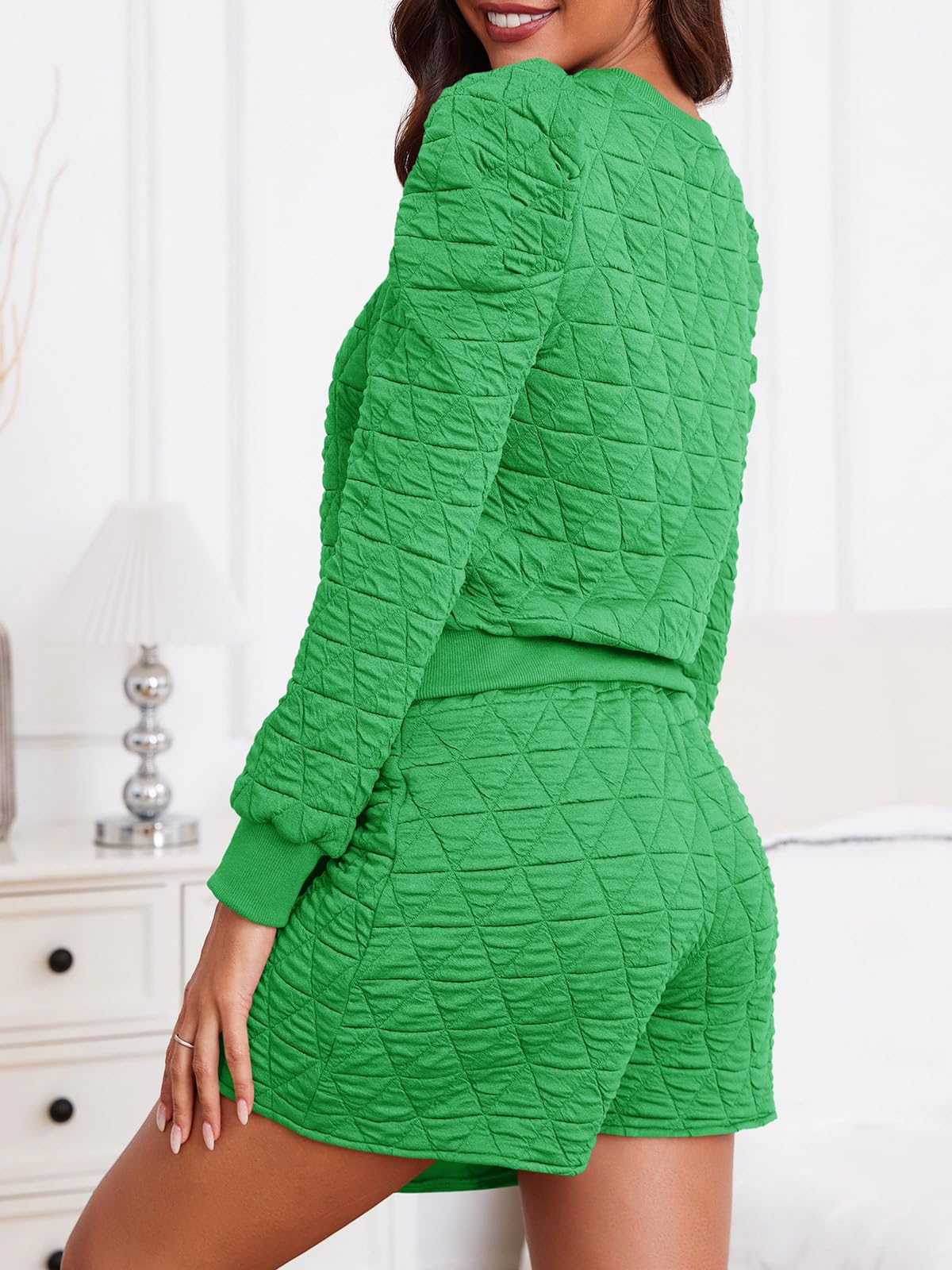 2024 New Women's Argyle Sweatshirts and Wrap Skorts Casual Set(buy 2 10% OFF)