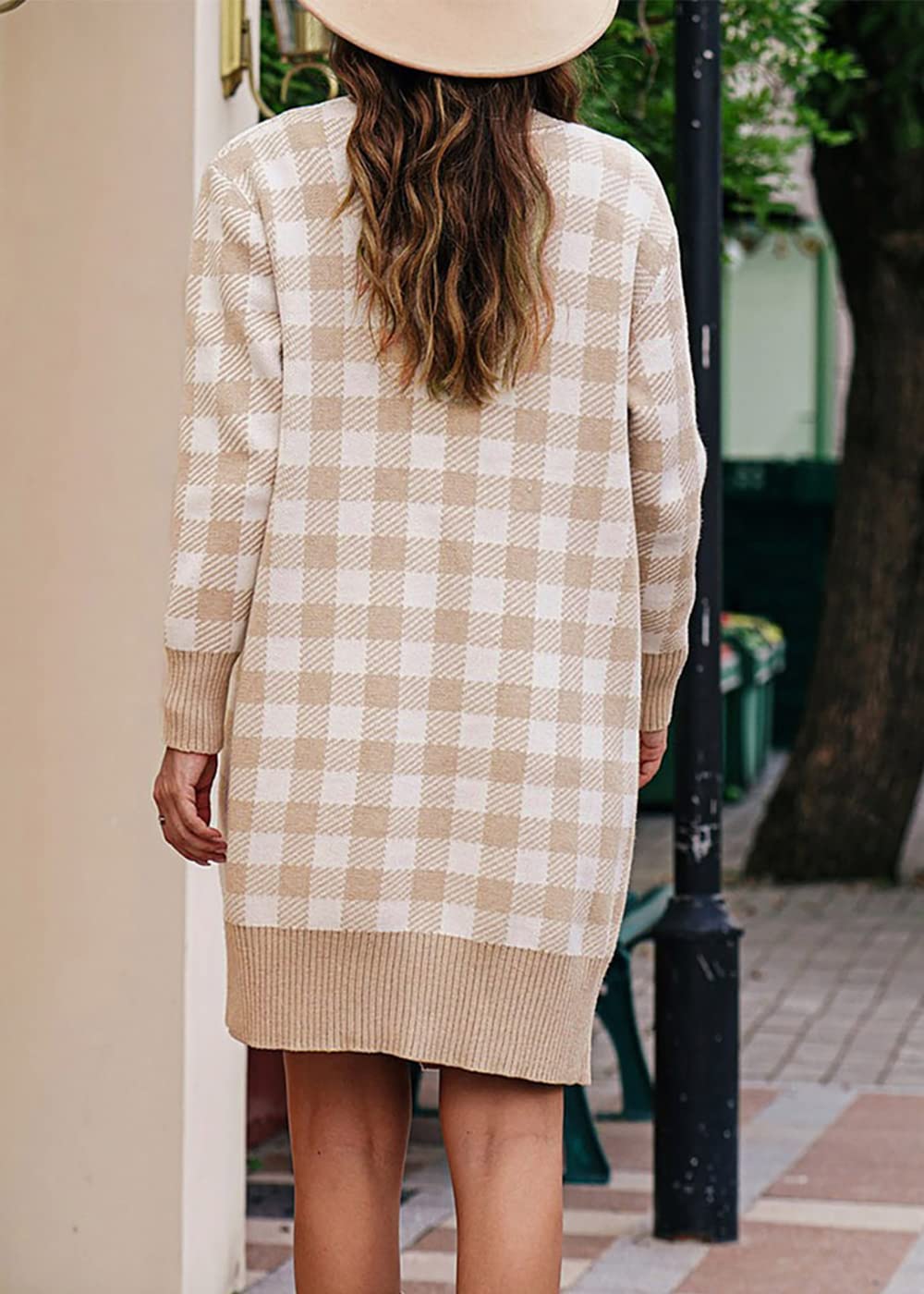 50%OFF 🔥Autumn And Winter Plaid Cardigan Sweater Coat