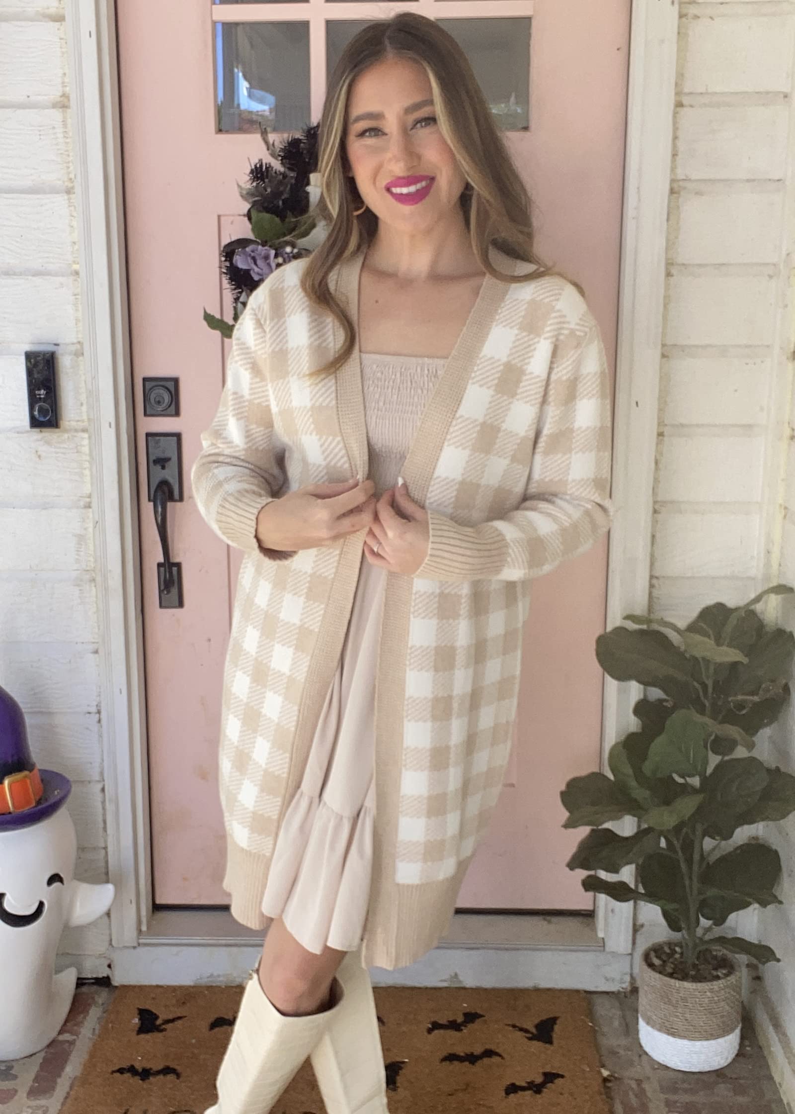 50%OFF 🔥Autumn And Winter Plaid Cardigan Sweater Coat