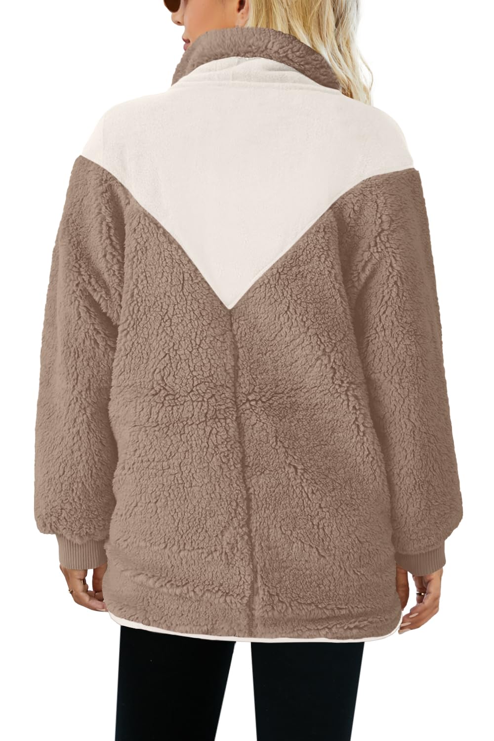 2024 New Women's Oversized Half Snap Fleece Pullover(50% OFF today!!!)