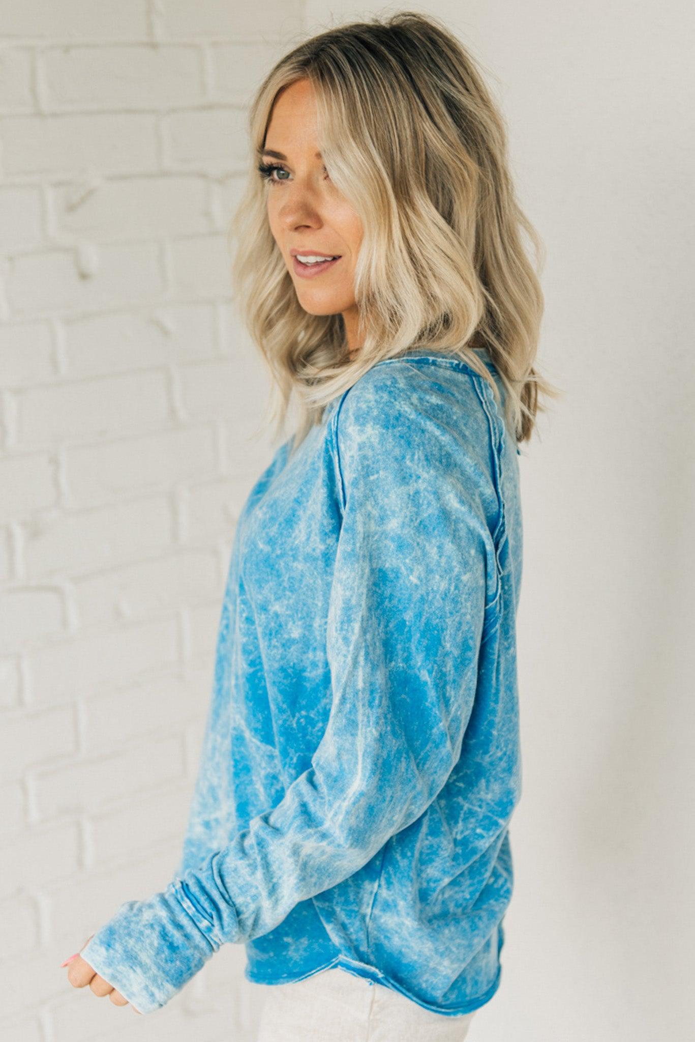 🔥2024 Fall Hot🔥Mineral Wash Thumbhole Tee(buy 2 10% OFF)