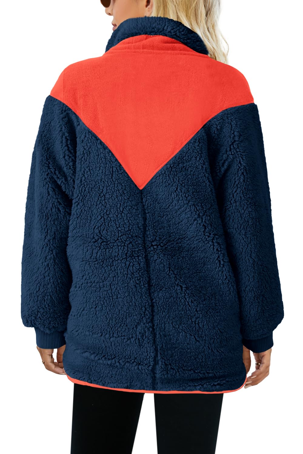 2024 New Women's Oversized Half Snap Fleece Pullover(50% OFF today!!!)