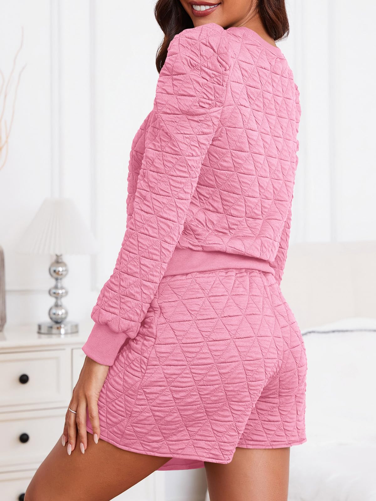 2024 New Women's Argyle Sweatshirts and Wrap Skorts Casual Set(buy 2 10% OFF)