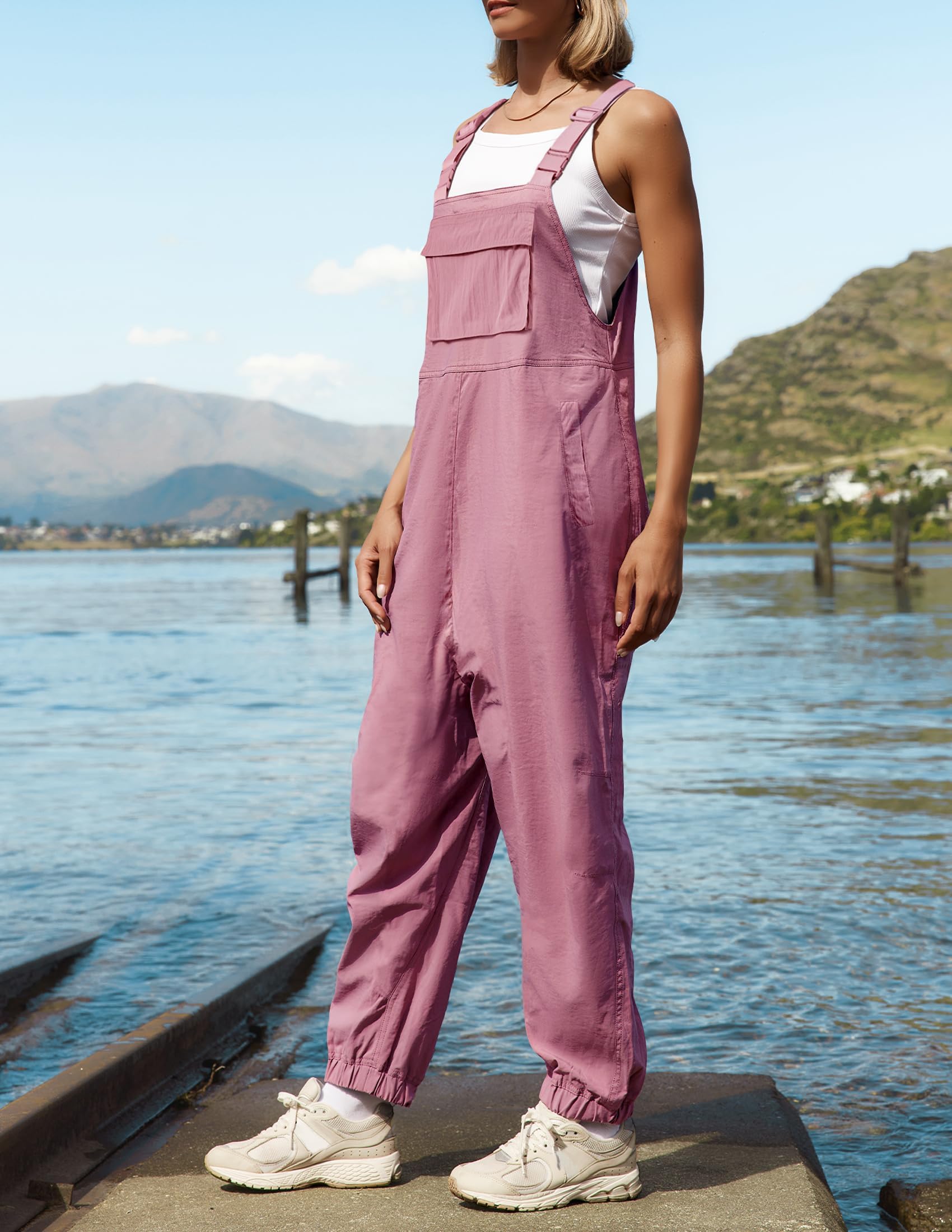 2024 Women's Sleeveless Adjustable Straps Casual Summer Overalls Jumpsuit (Buy 2 Free Shipping)