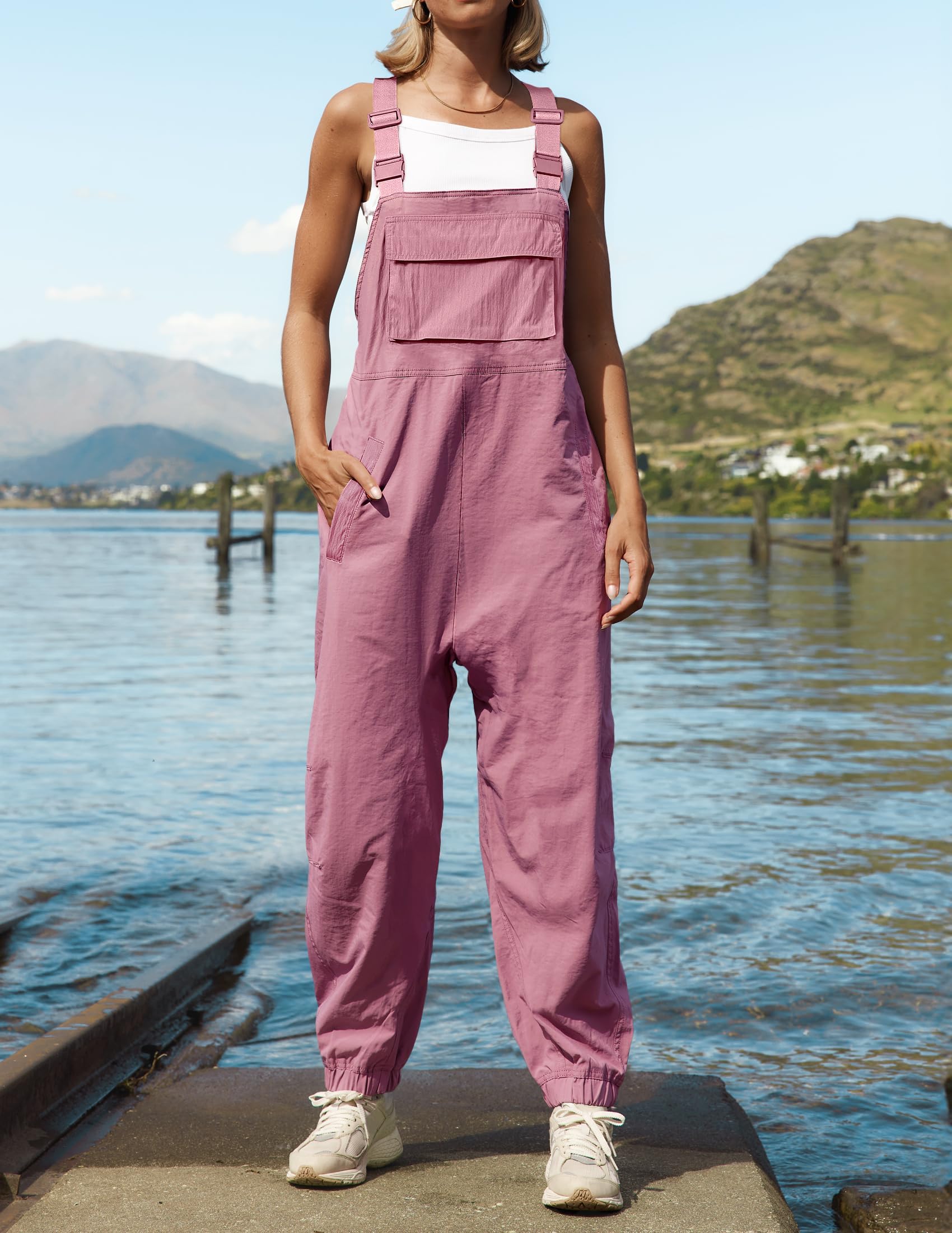 2024 Women's Sleeveless Adjustable Straps Casual Summer Overalls Jumpsuit (Buy 2 Free Shipping)