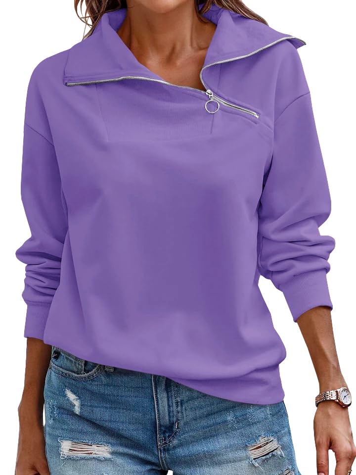 2024 New Women's Turtleneck Zipper Sweatshirt(buy 2 10% OFF)
