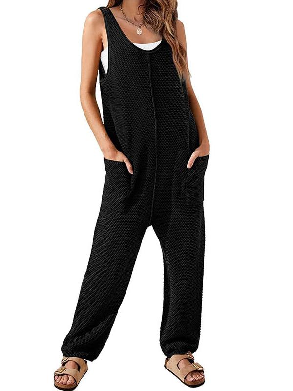Women's Loose Sleeveless Knitted Jumpsuit(Buy 2 Free Shipping)