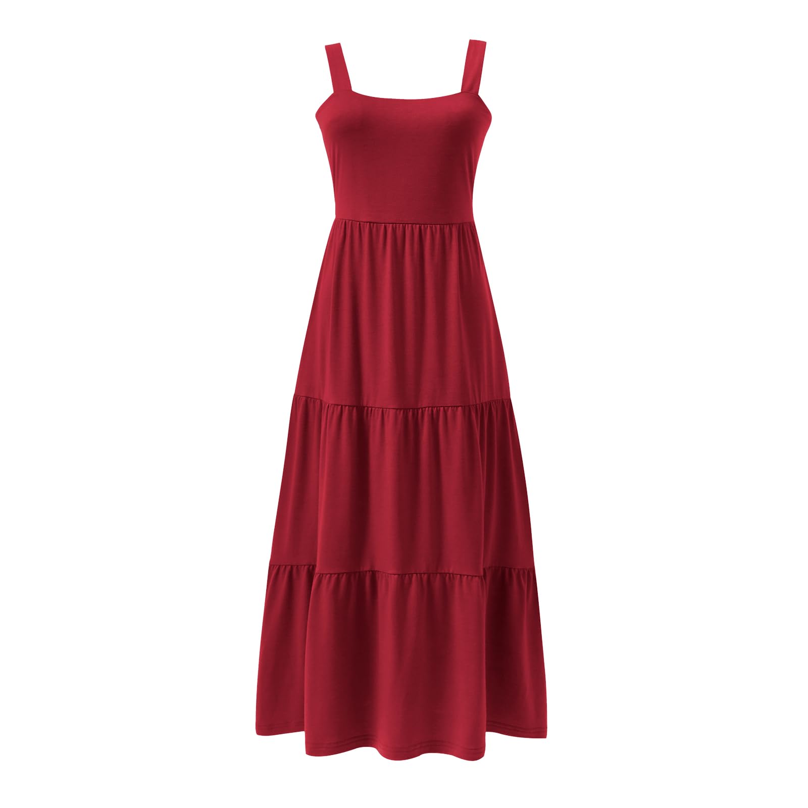 2024 Women's Casual Sleeveless Swing Dresses Long Maxi with Pockets（BUY 2 FREE SHIPPING）