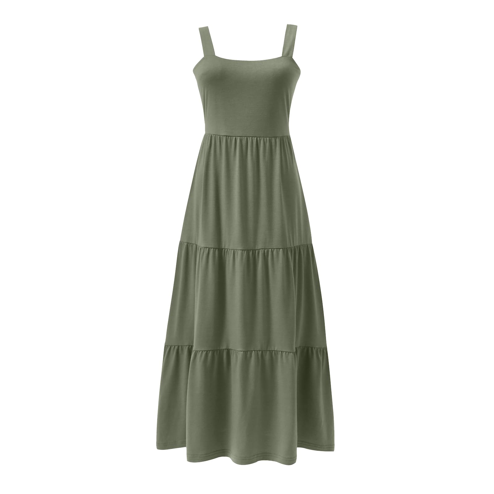 2024 Women's Casual Sleeveless Swing Dresses Long Maxi with Pockets（BUY 2 FREE SHIPPING）