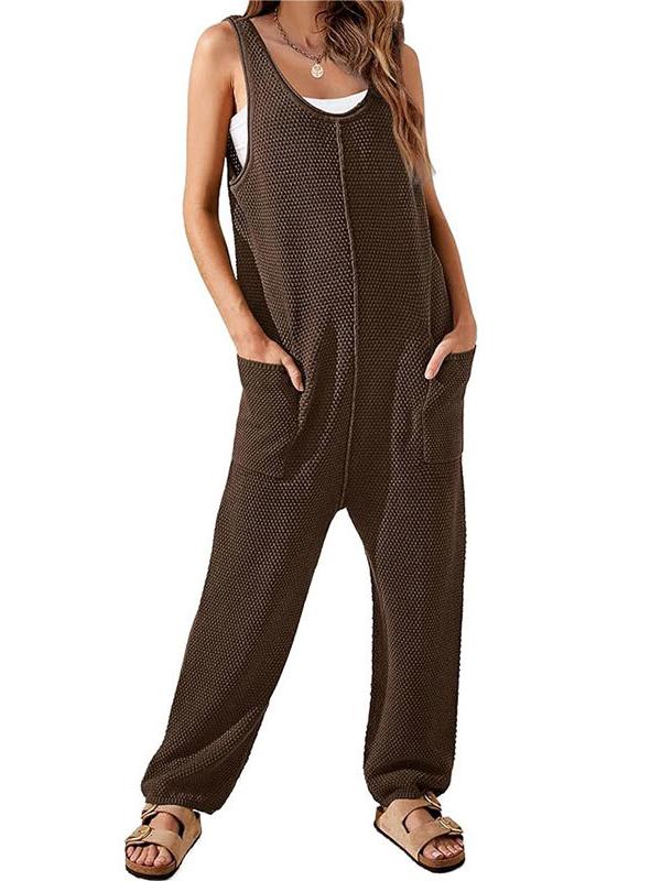Women's Loose Sleeveless Knitted Jumpsuit(Buy 2 Free Shipping)