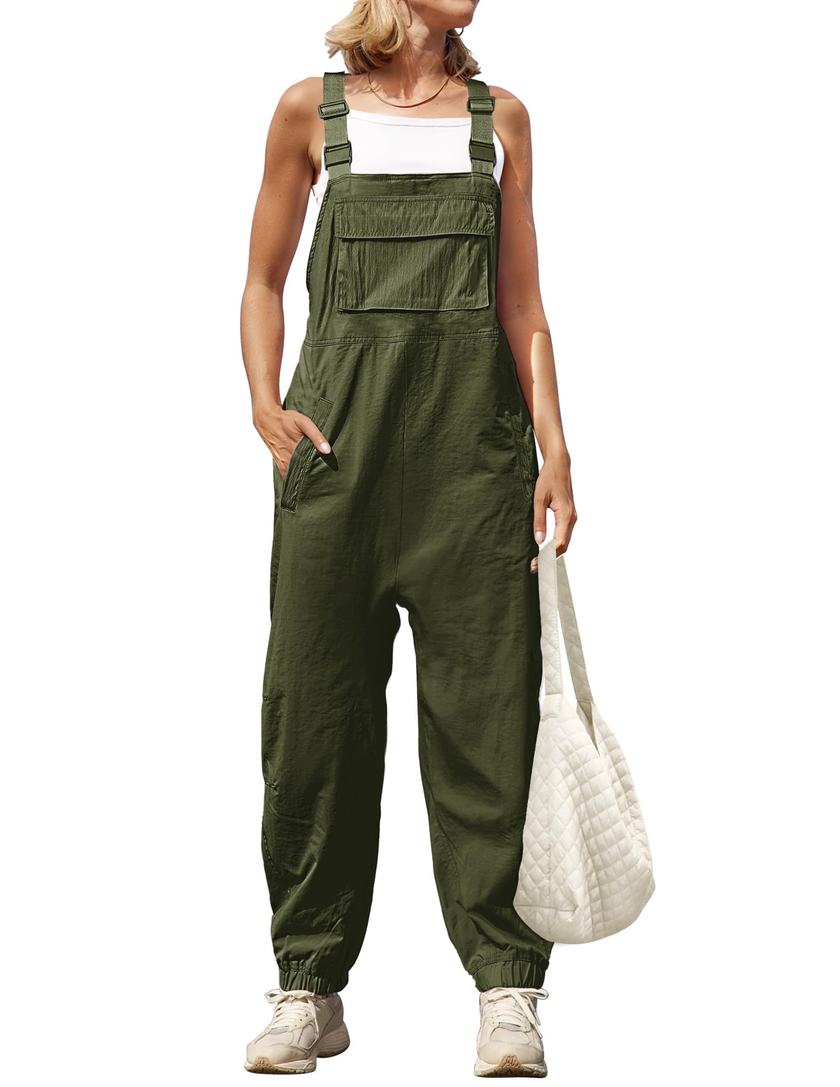 2024 Women's Sleeveless Adjustable Straps Casual Summer Overalls Jumpsuit (Buy 2 Free Shipping)