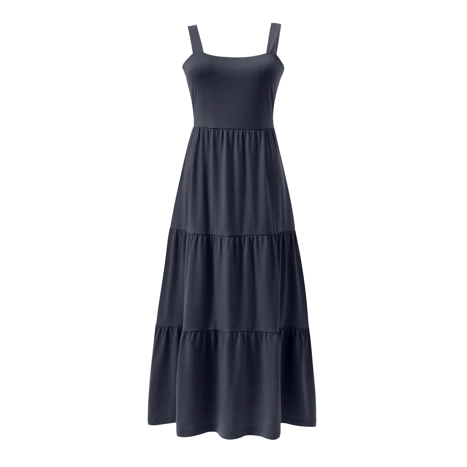 2024 Women's Casual Sleeveless Swing Dresses Long Maxi with Pockets（BUY 2 FREE SHIPPING）