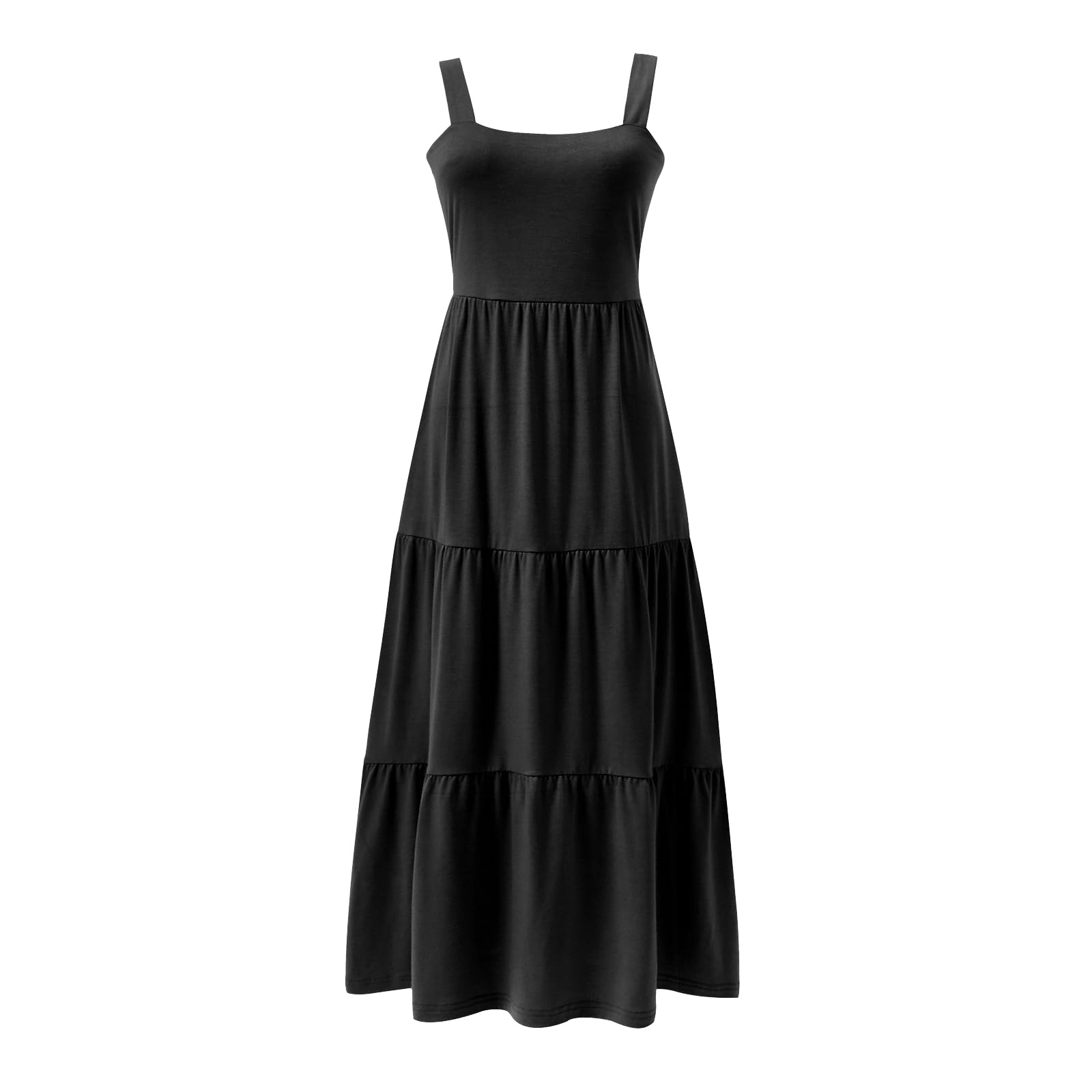 2024 Women's Casual Sleeveless Swing Dresses Long Maxi with Pockets（BUY 2 FREE SHIPPING）