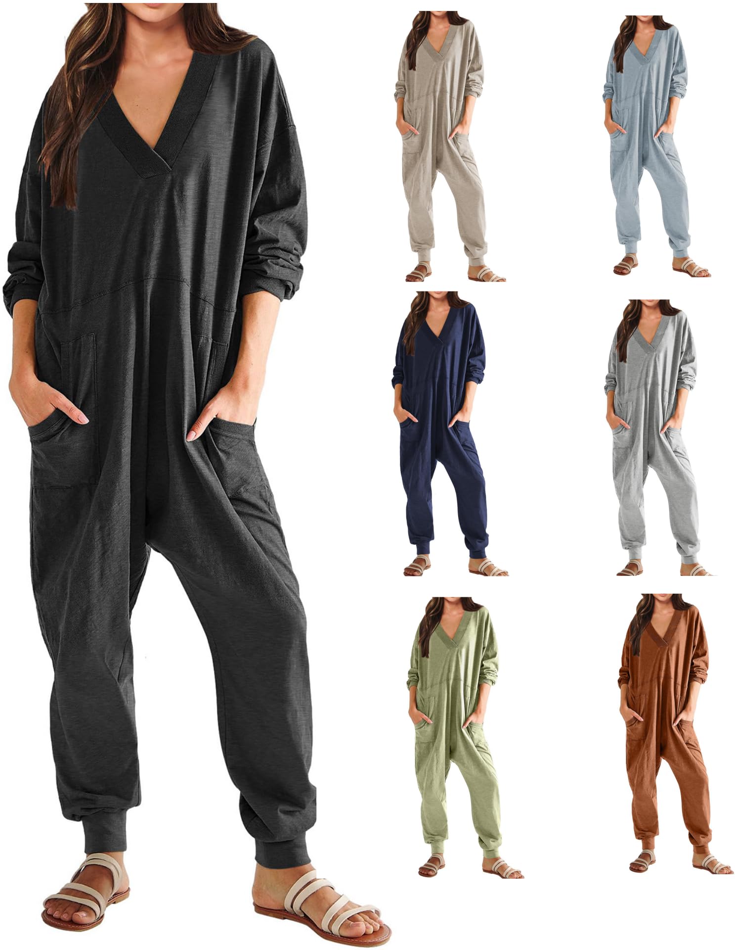 🔥Black Friday 80% OFF✨Women's Comfort Pocket Jumpsuit（BUY 2 FREE SHIPPING）