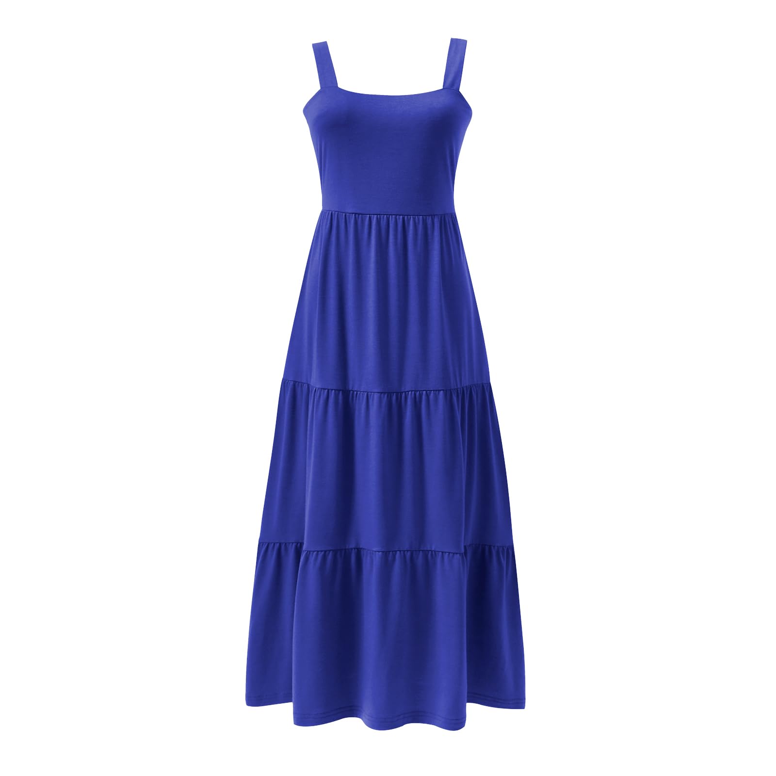 2024 Women's Casual Sleeveless Swing Dresses Long Maxi with Pockets（BUY 2 FREE SHIPPING）