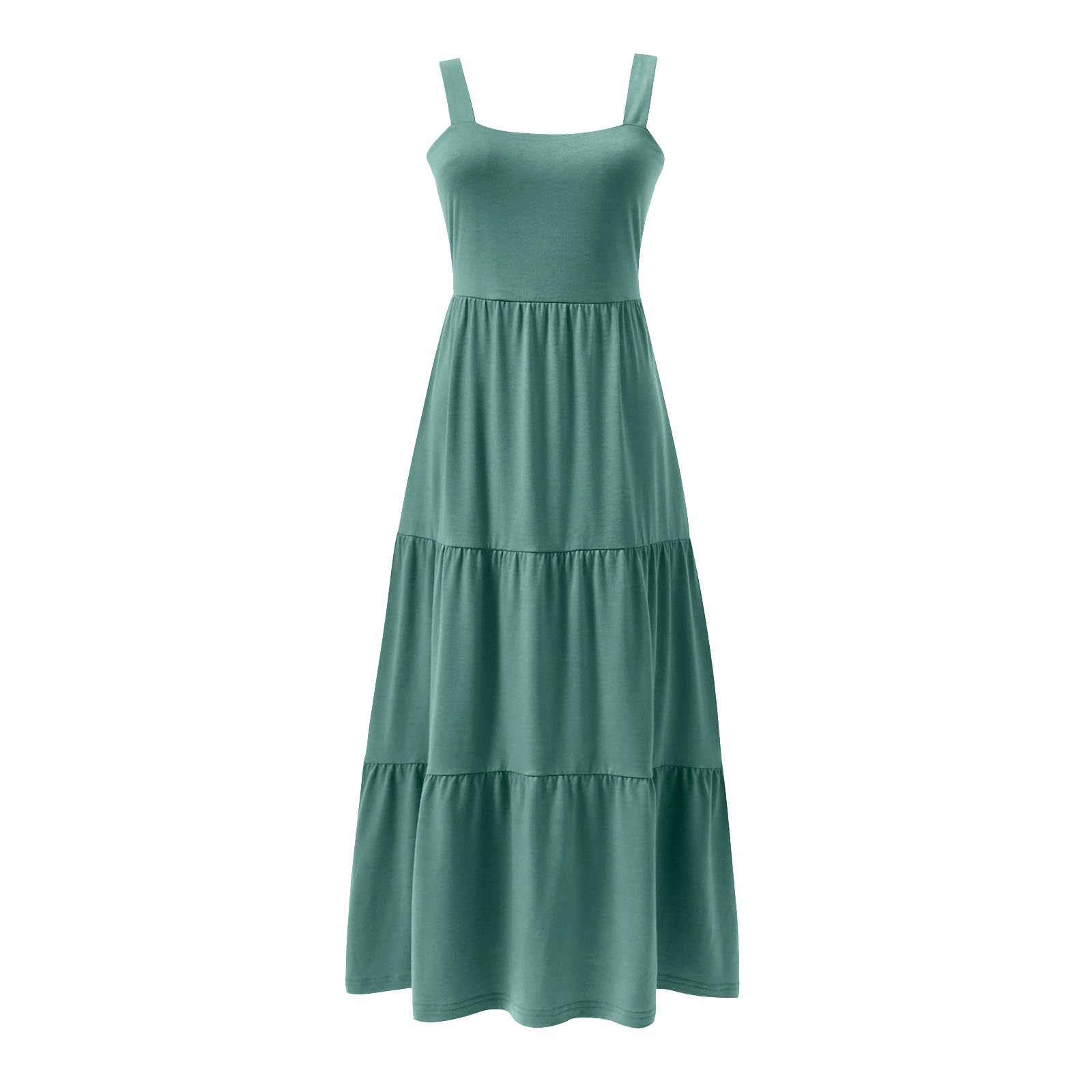 2024 Women's Casual Sleeveless Swing Dresses Long Maxi with Pockets（BUY 2 FREE SHIPPING）