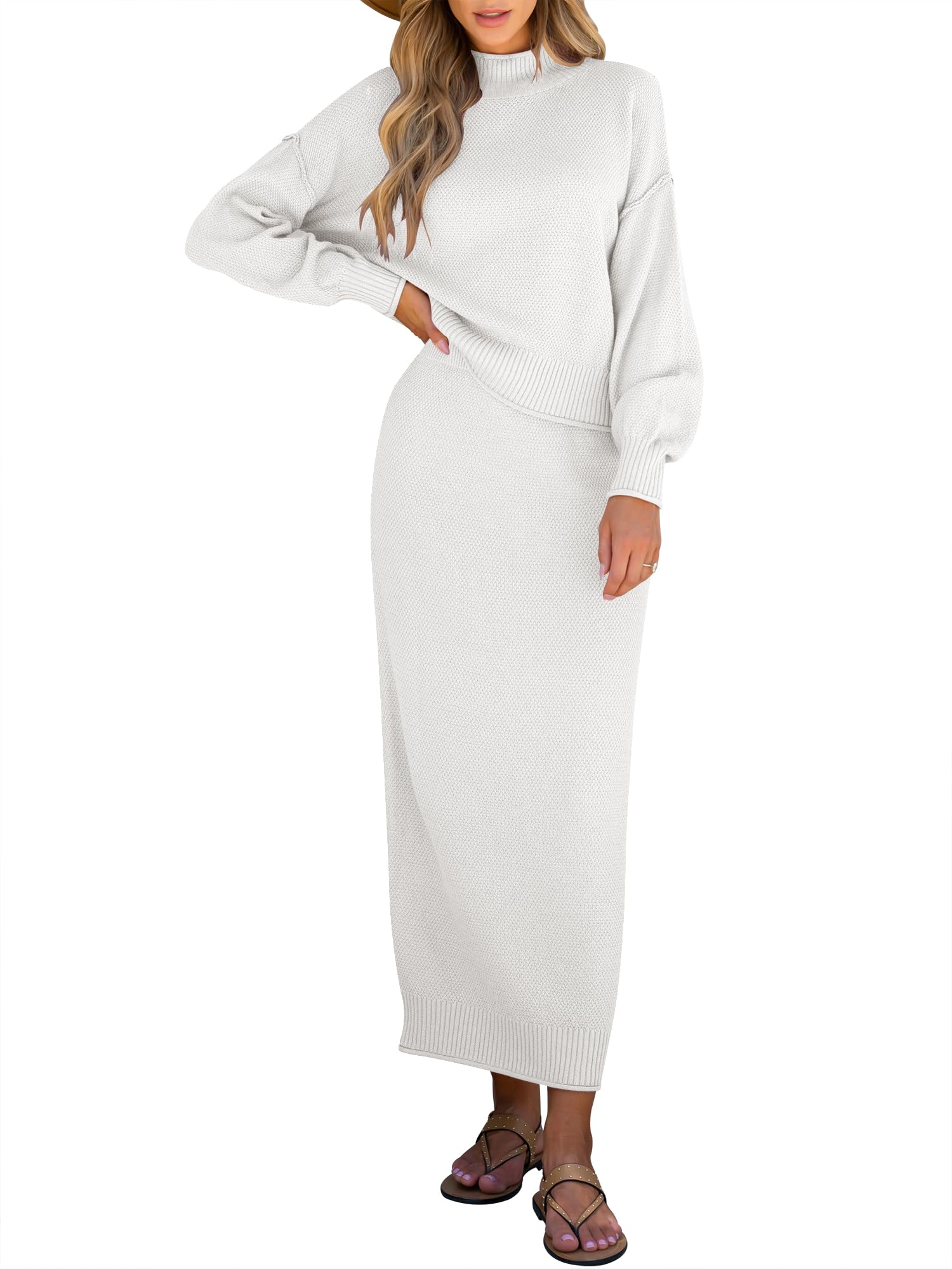 Women's 2 Piece Outfits Sweater Skirt Sets(40% off!!!)