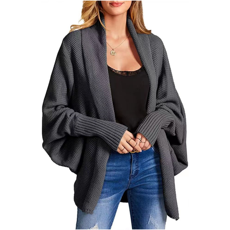 Women's Batwing Cable Knitted Slouchy Oversized Cardigan Sweater（BUY 2 FREE SHIPPING）