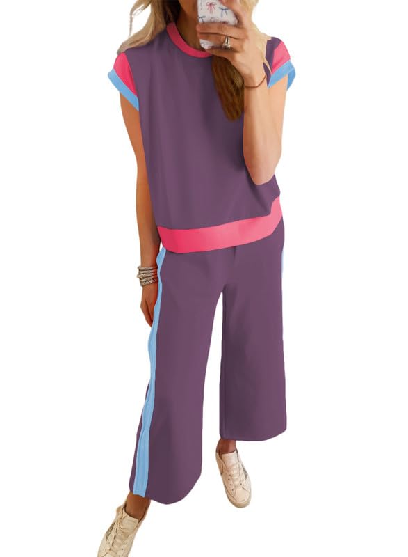 Women's Casual Color Block 2 Piece Lounge Sets(50% OFF!!!) 