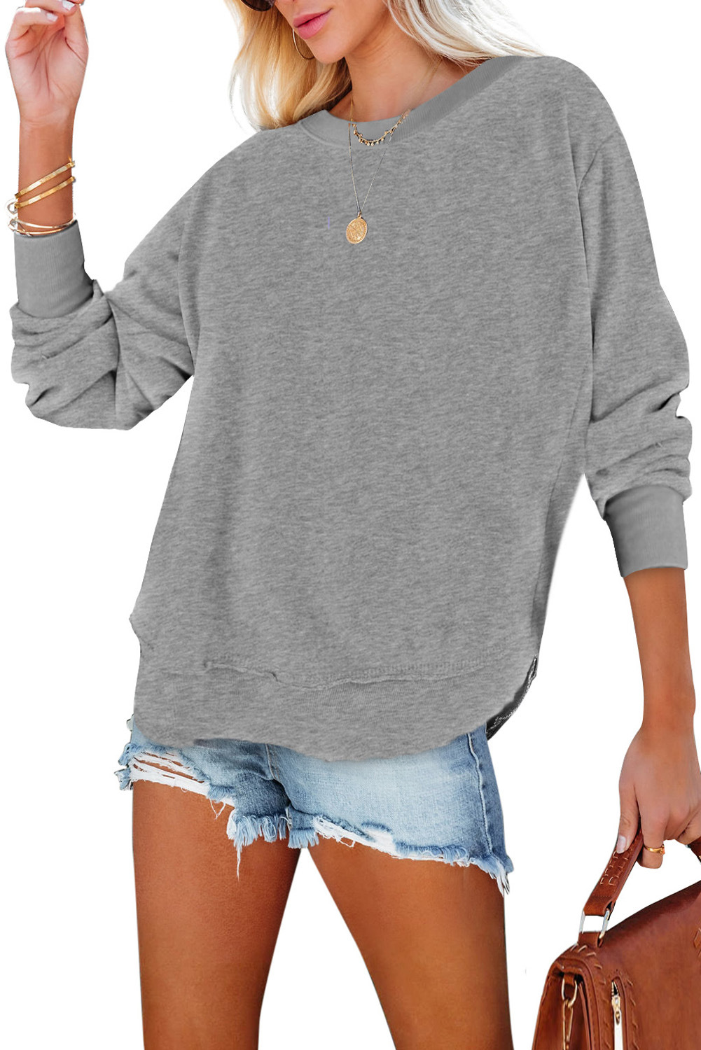 Women's Sweatshirt Casual Crew Neck（BUY 2 FREE SHIPPING）