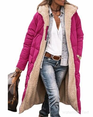 Super Discount🔥Women's 2024 Winter Clothes Oversized Fleece Long Coats Jackets
