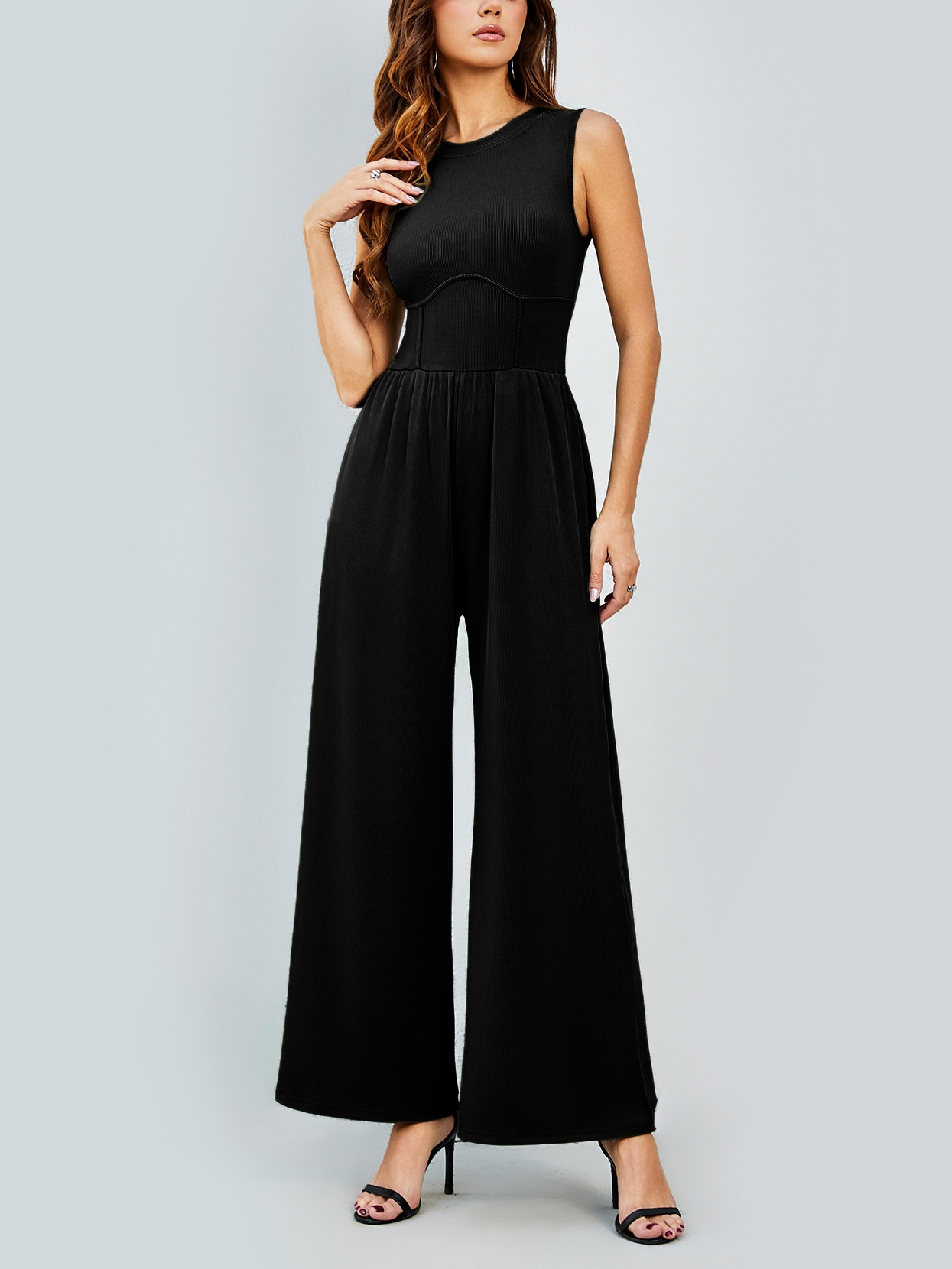 ⏰Hot Sale-Women's Sleeveless Tank Top Casual Jumpsuit(Buy 2 Free Shipping)