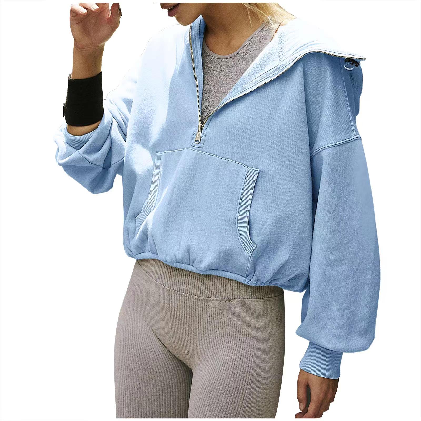 New Hooded Zipper Sweatshirt Top（BUY 2 FREE SHIPPING）