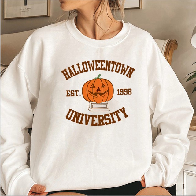 Women's Ghostly Fall Retro Halloween University Sweatshirt(BUY 2 FREE SHIPPING)
