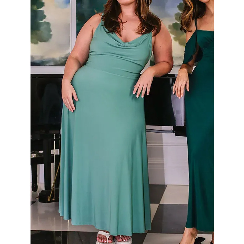 STRAPPY SOLID COLOR MIDI DRESS(BUY 2 FREE SHIPPING)
