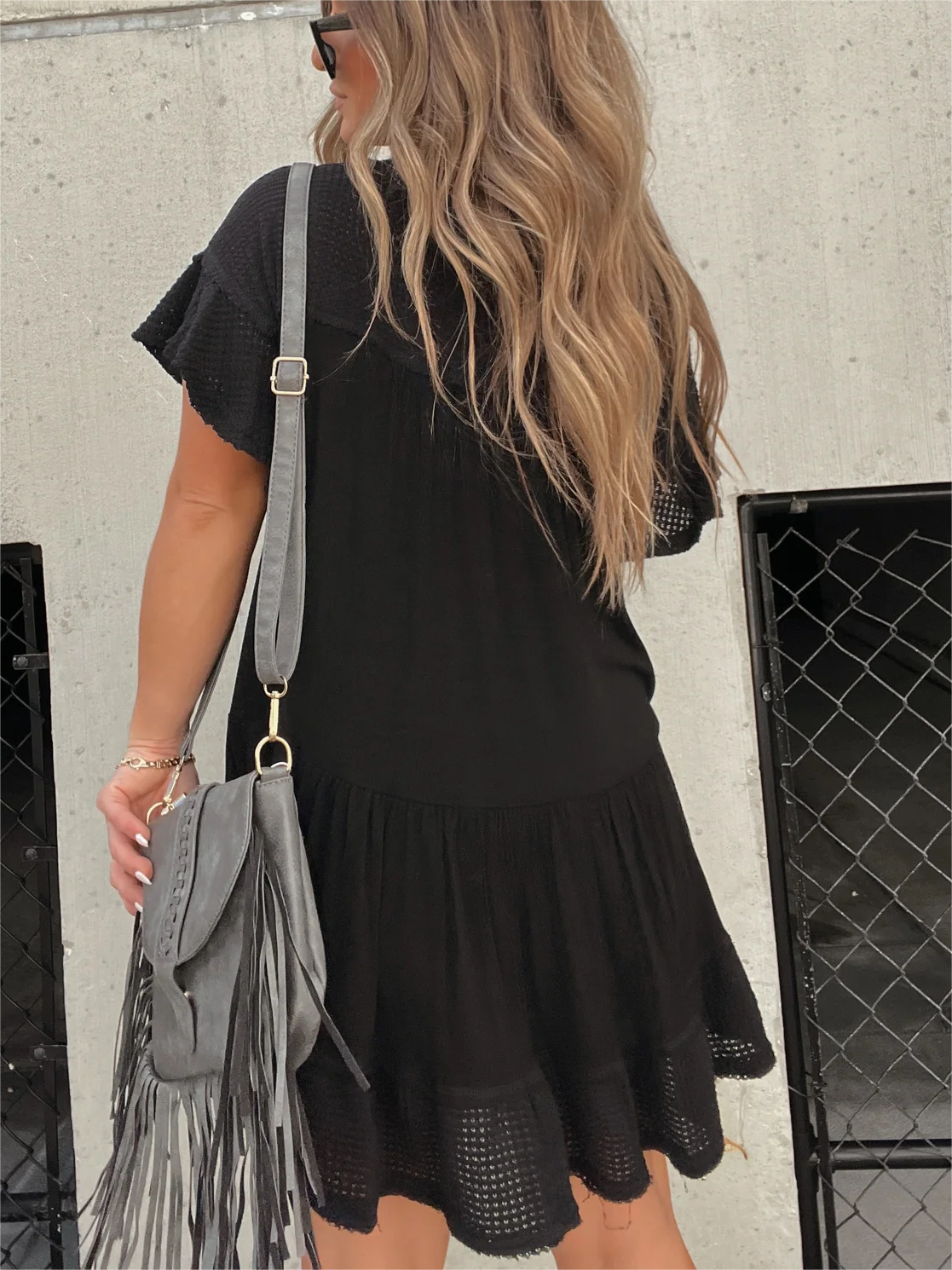 Deep V Studded Boho Tunic (Buy 2 Free Shipping)