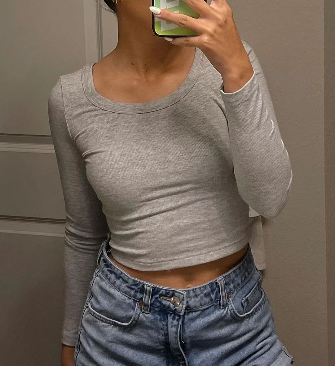 Super Discount 🔥Women's Ribbed Long Sleeve Slim Fit T-Shirt