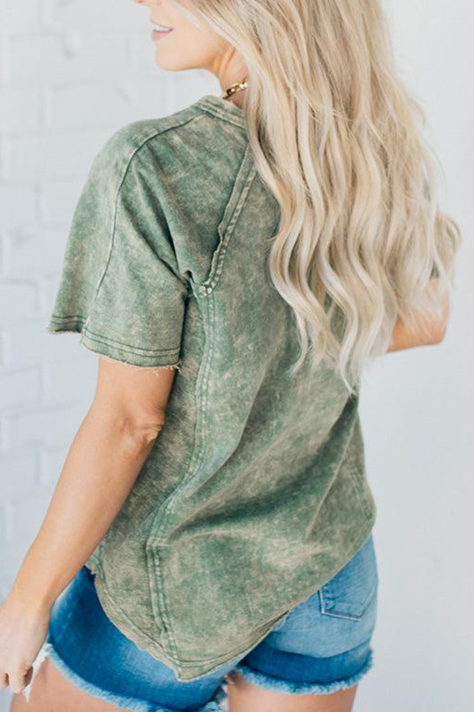 HOT SALE Brielle French Terry Henley Tee