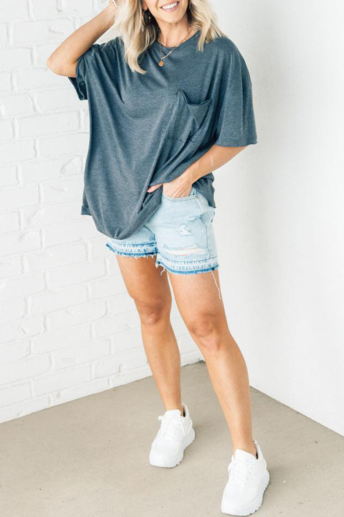 Raw Edge Boxy Tee
