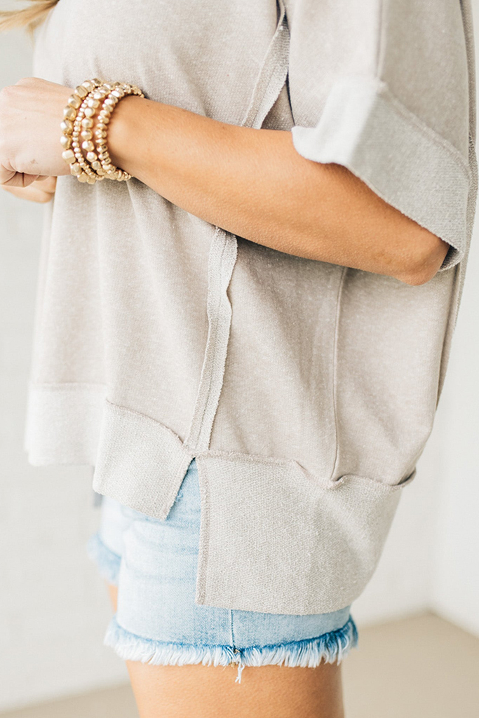 Rhett French Terry Contrast Top