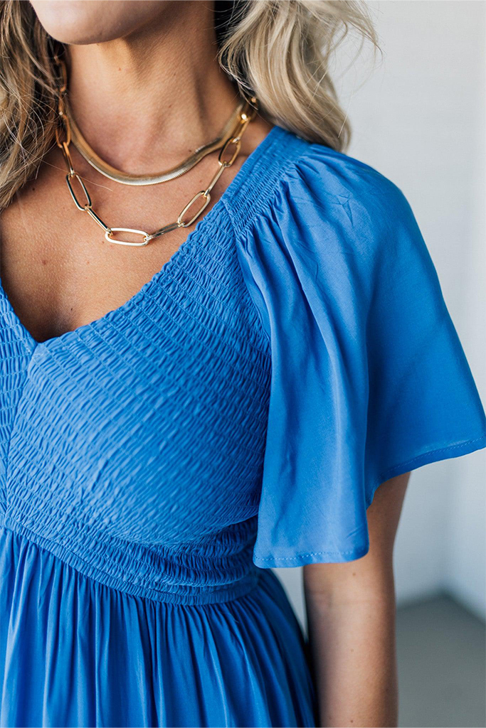 Winnie Smocked Flowy Dress