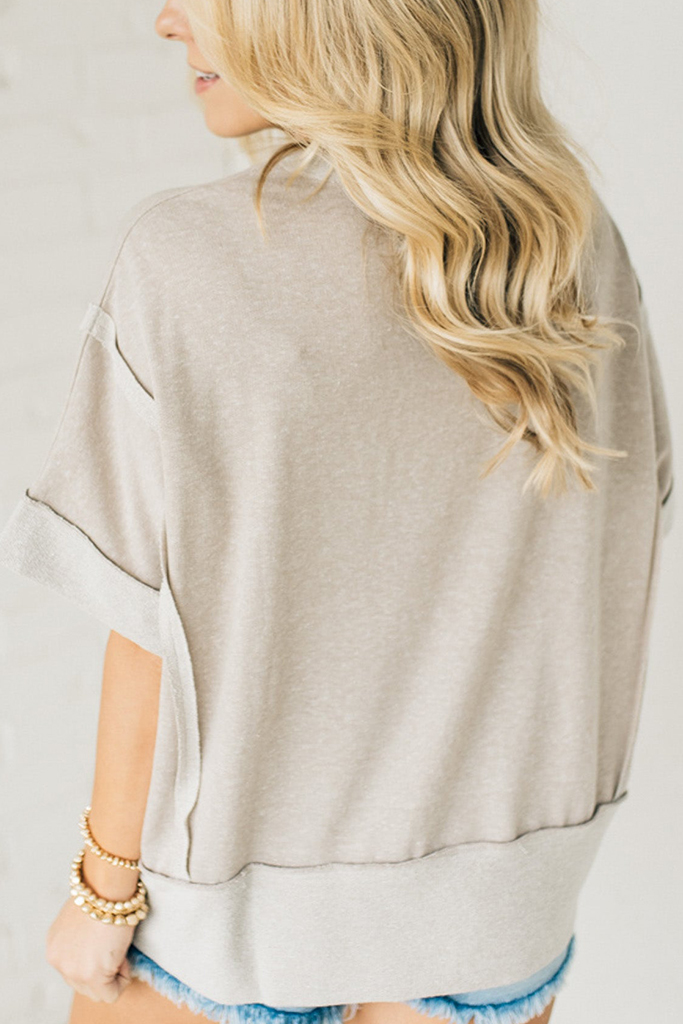 Rhett French Terry Contrast Top