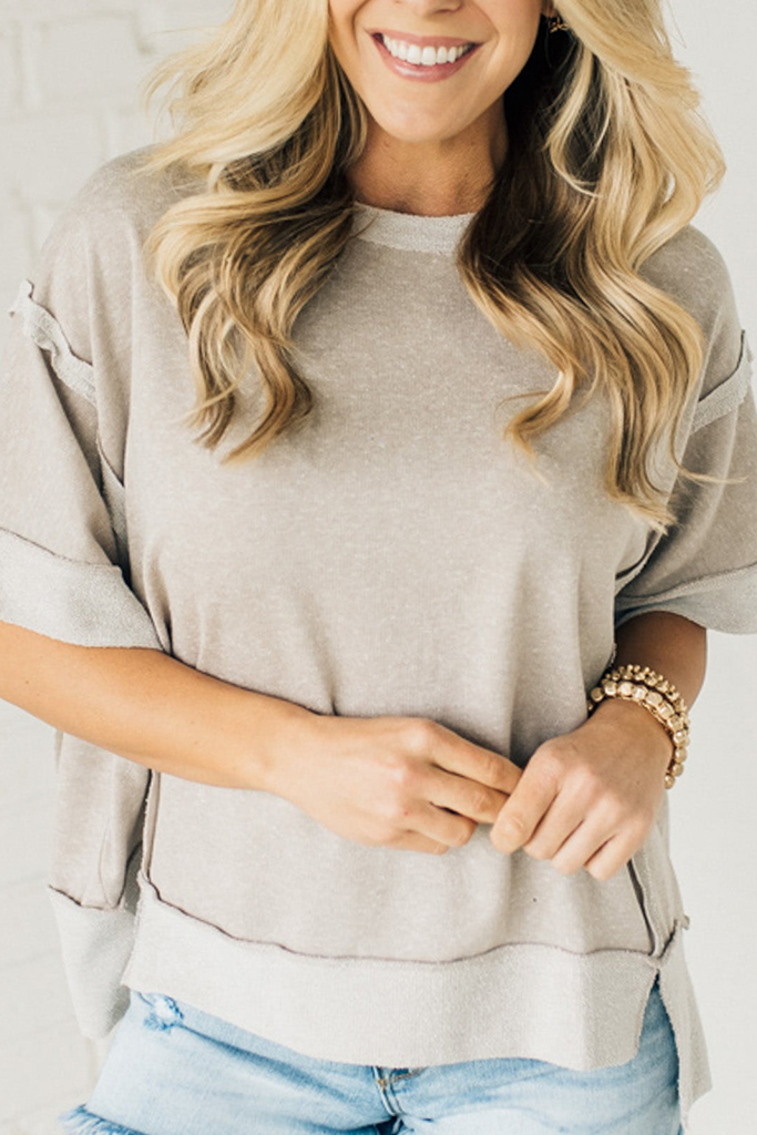 Rhett French Terry Contrast Top