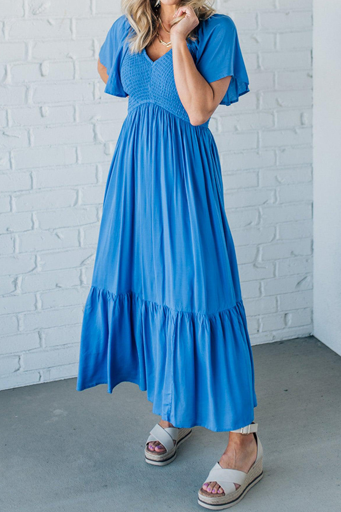 Winnie Smocked Flowy Dress