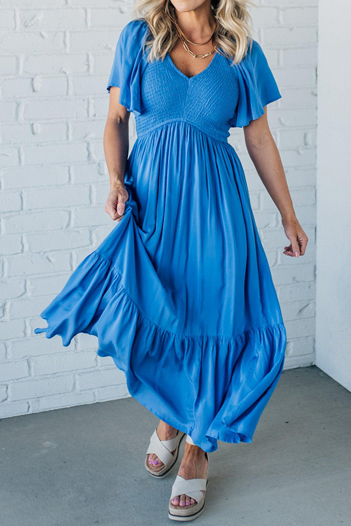 Winnie Smocked Flowy Dress