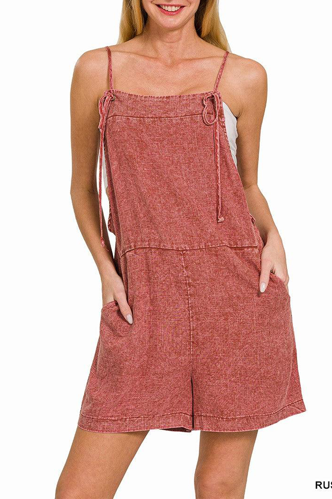 Misty Knot Strap Romper
