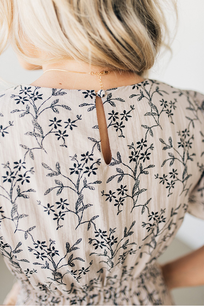 Maeve Printed Tiered Midi Dress