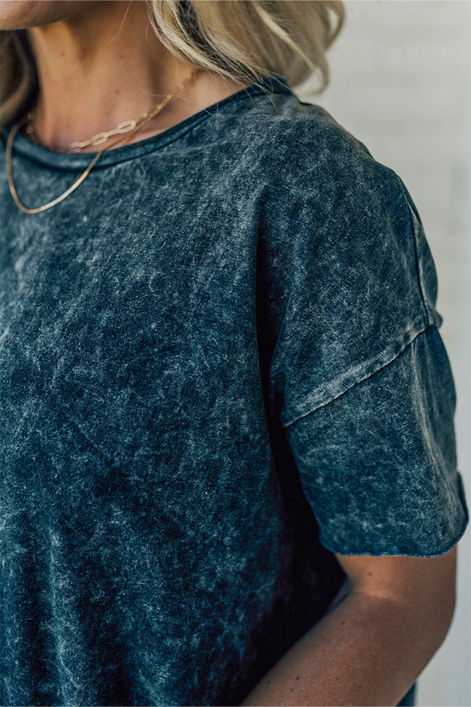 Mineral Wash Boxy Tee