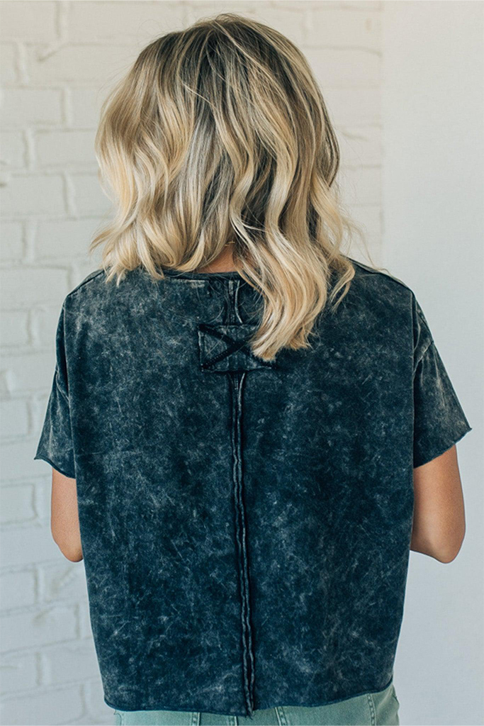 Mineral Wash Boxy Tee